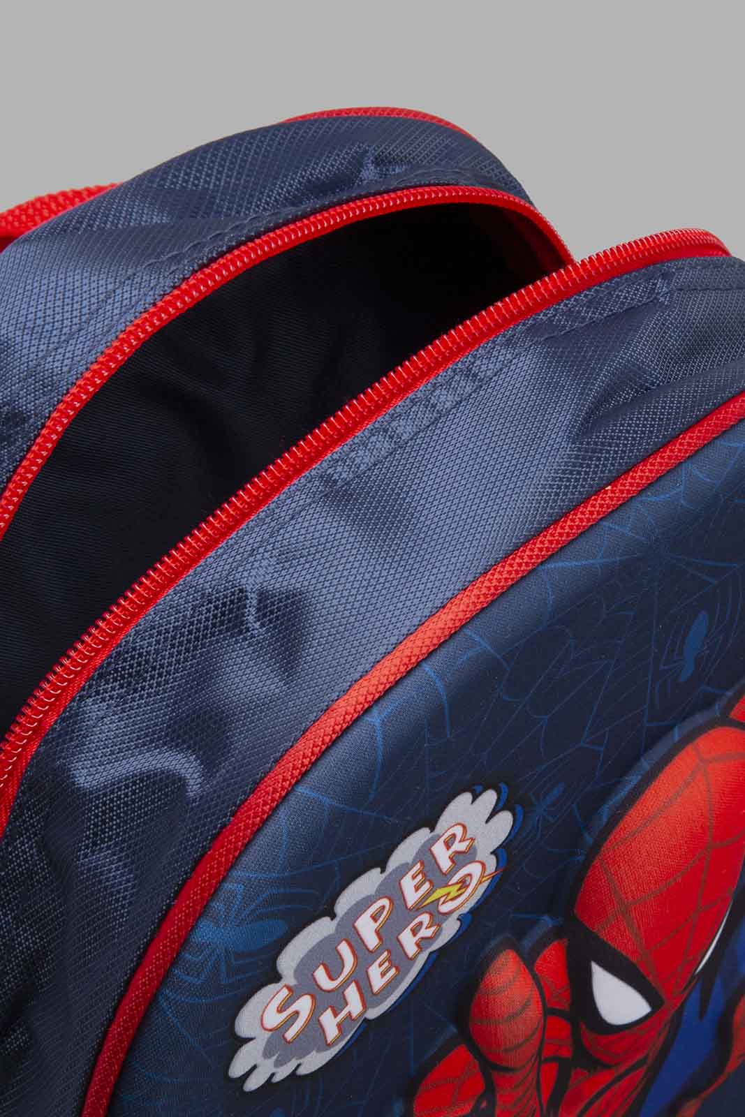 Redtag-Multicolour-Spiderman-3D-Backpack-Backpacks-Boys-