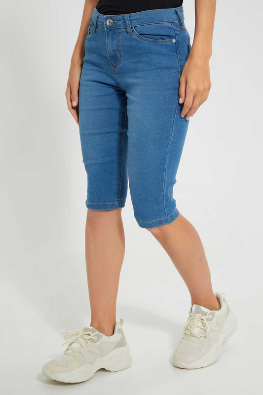 Redtag-Light-Wash-Denim-Short-Jeggings-Women's-