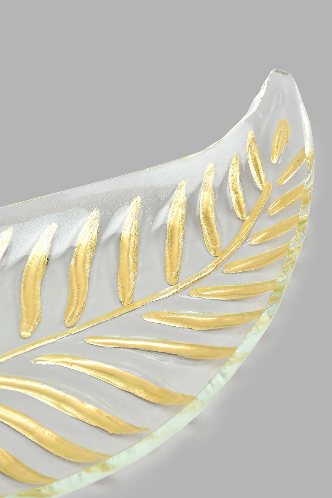 Redtag-Gold-Leaf-Platter-Colour:Gold,-Filter:Home-Dining,-HMW-DIN-Serving-Dish,-New-In,-New-In-HMW-DIN,-Non-Sale,-S22A,-Section:Homewares-Home-Dining-
