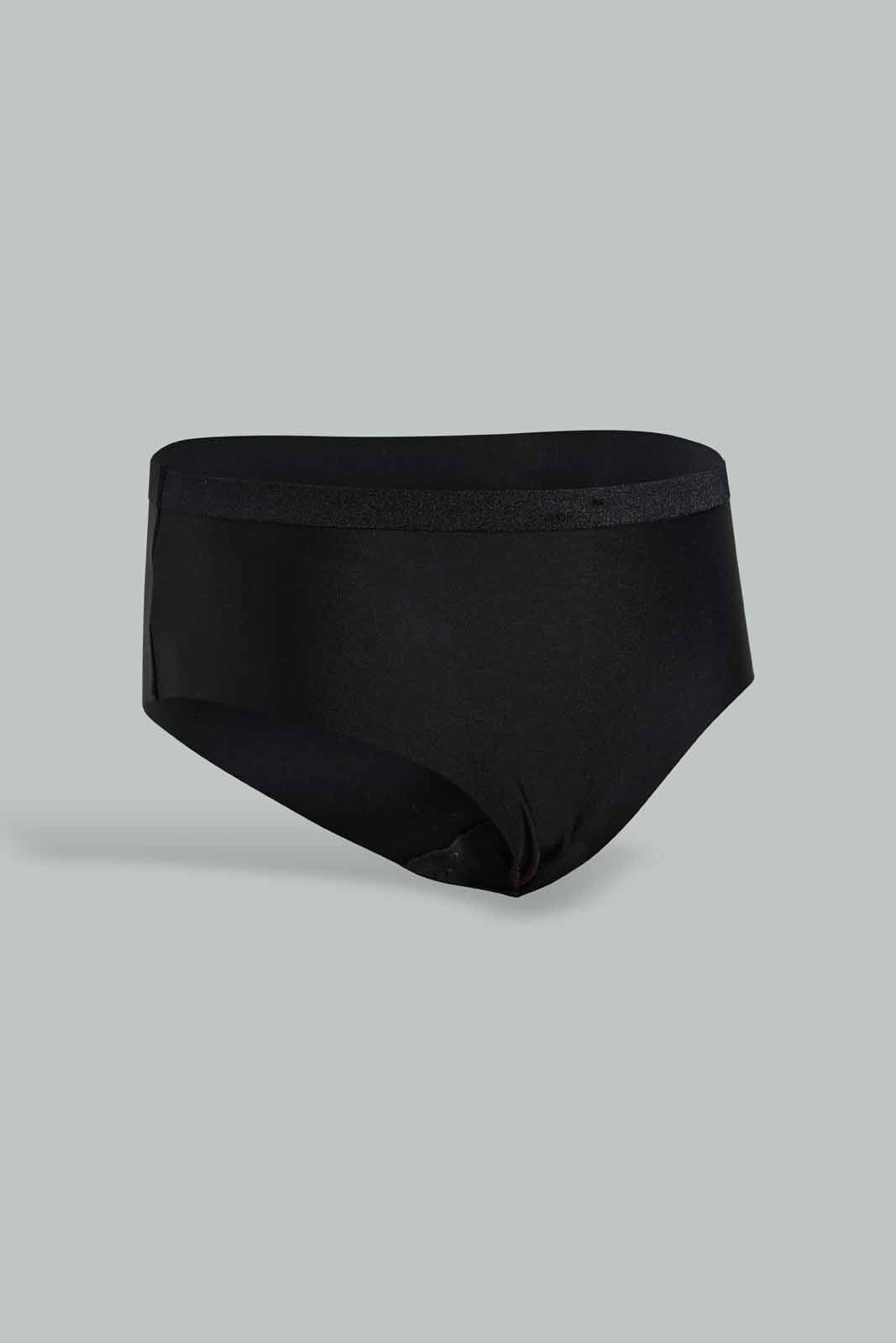 Redtag-Black/Beige/White-Plain-Boyleg-Brief-Briefs-Boyleg-Women's-0