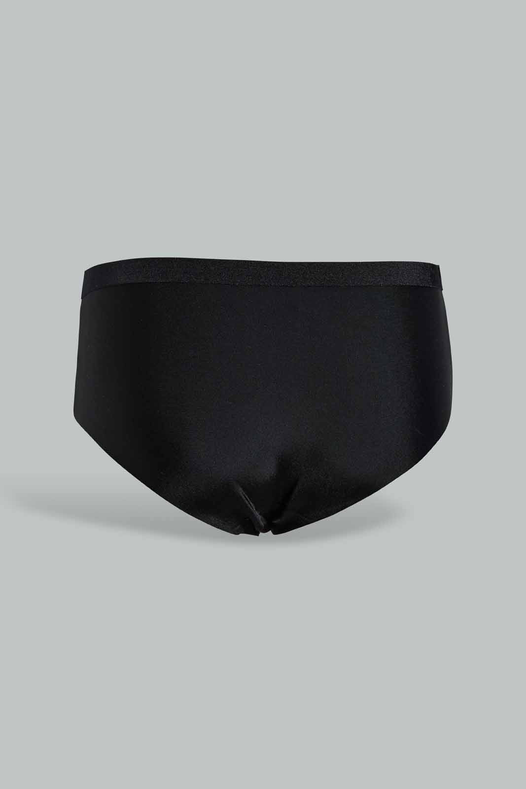 Redtag-Black/Beige/White-Plain-Boyleg-Brief-Briefs-Boyleg-Women's-0