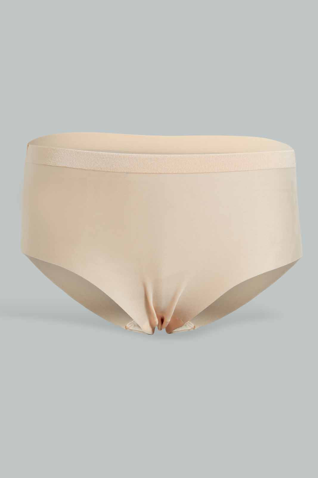 Redtag-Black/Beige/White-Plain-Boyleg-Brief-Briefs-Boyleg-Women's-0