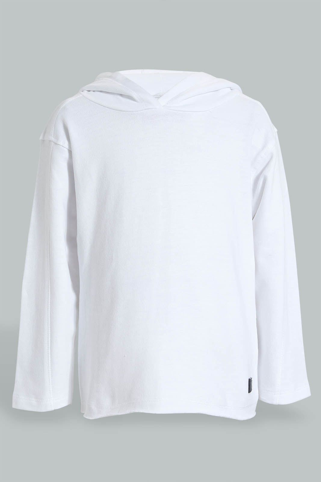 Redtag-White-Hoody-Sweatshirt-Sweatshirts-Infant-Boys-3 to 24 Months