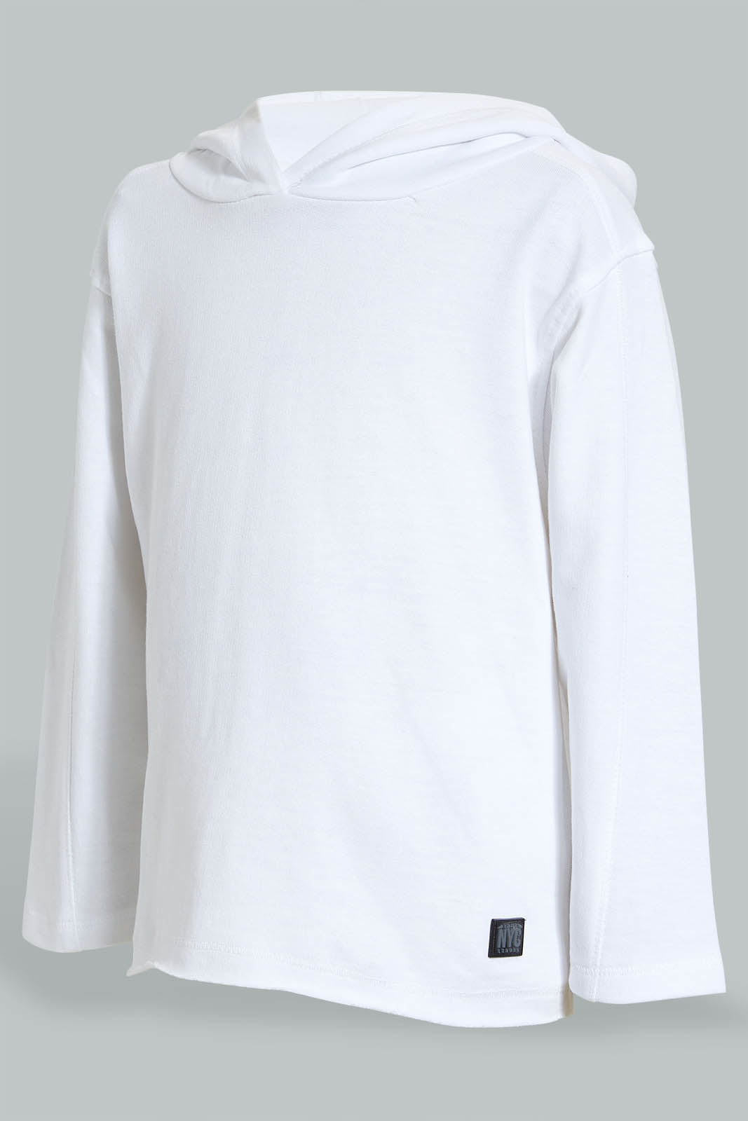 Redtag-White-Hoody-Sweatshirt-Sweatshirts-Infant-Boys-3 to 24 Months