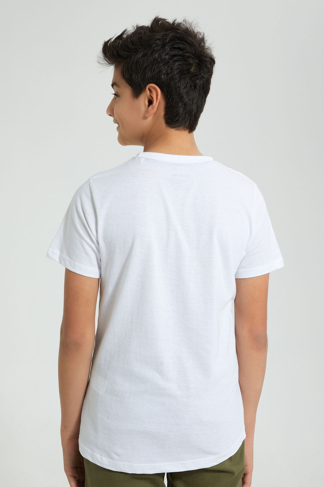 Redtag-Need-More-Space-Hd-Print-T-Shirt-All-Over-Prints-Senior-Boys-9 to 14 Years