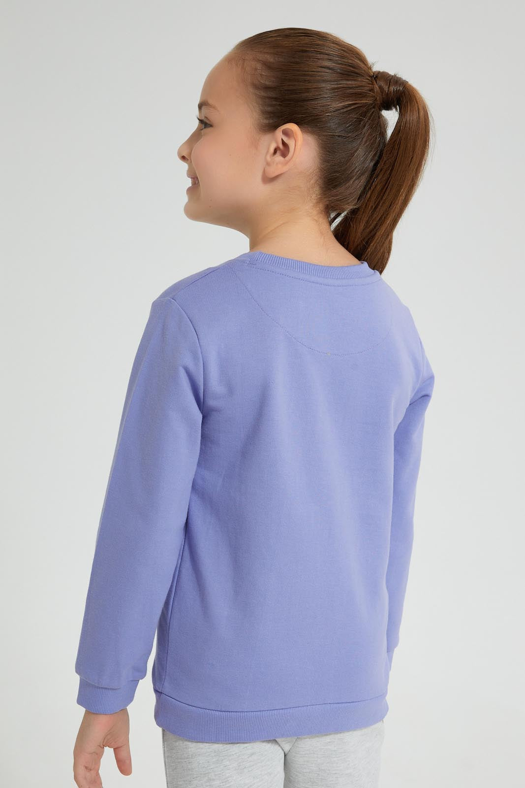 Redtag-Purple-Minnie-Print-SweaT-Shirt-Sweatshirts-Girls-2 to 8 Years