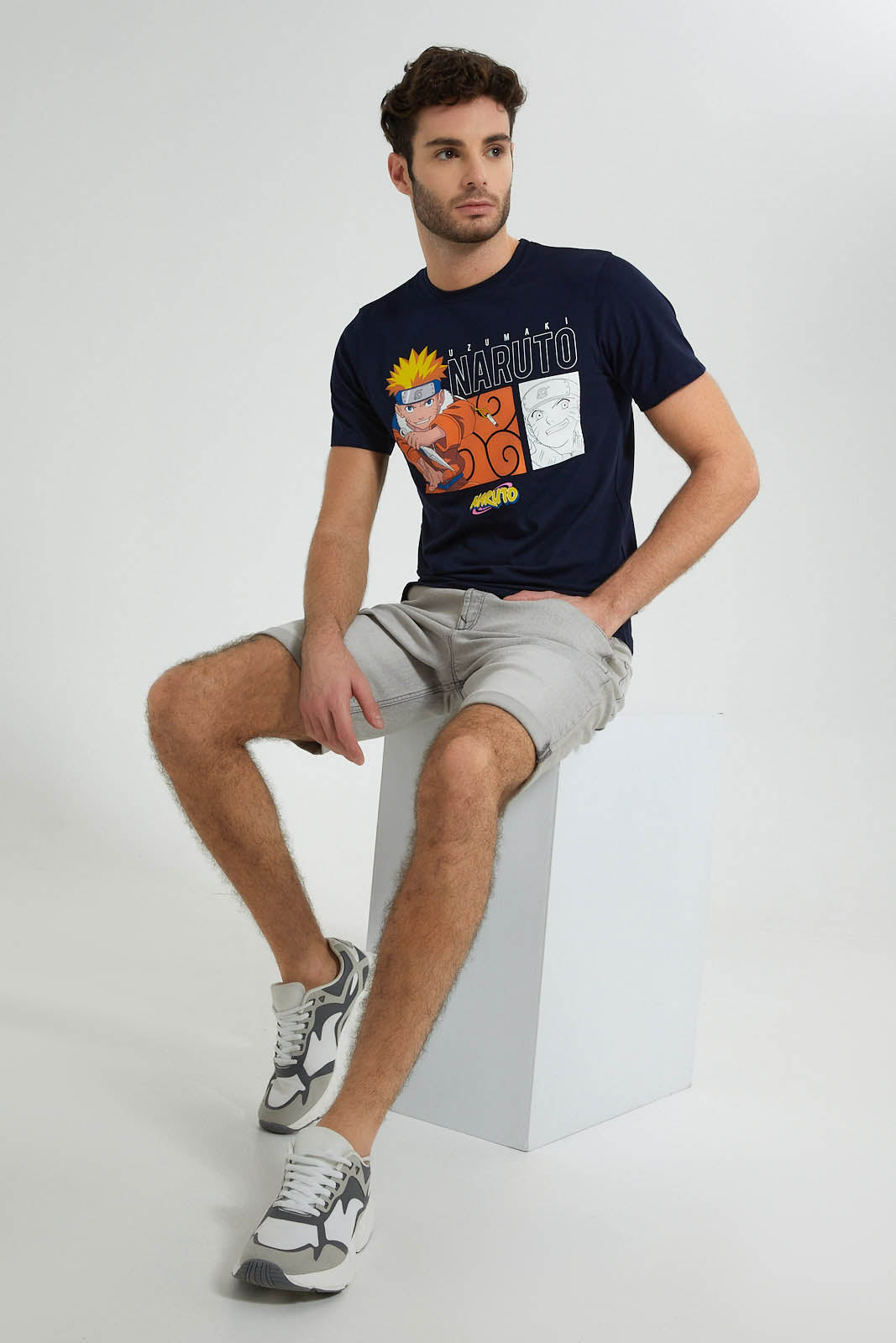 Redtag-Grey-5-Pocket-Denim-Shorts-Colour:Grey,-Filter:Men's-Clothing,-Men-Shorts,-New-In,-New-In-Men,-Non-Sale,-S22B,-Section:Men-Men's-