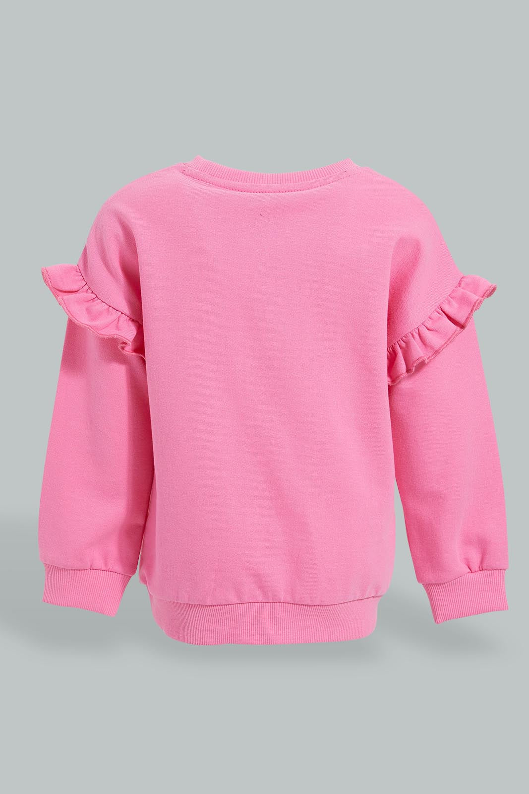 Redtag-Fuchsia-Daisey-And-Minnie-SweaT-Shirt-Sweatshirts-Infant-Girls-3 to 24 Months