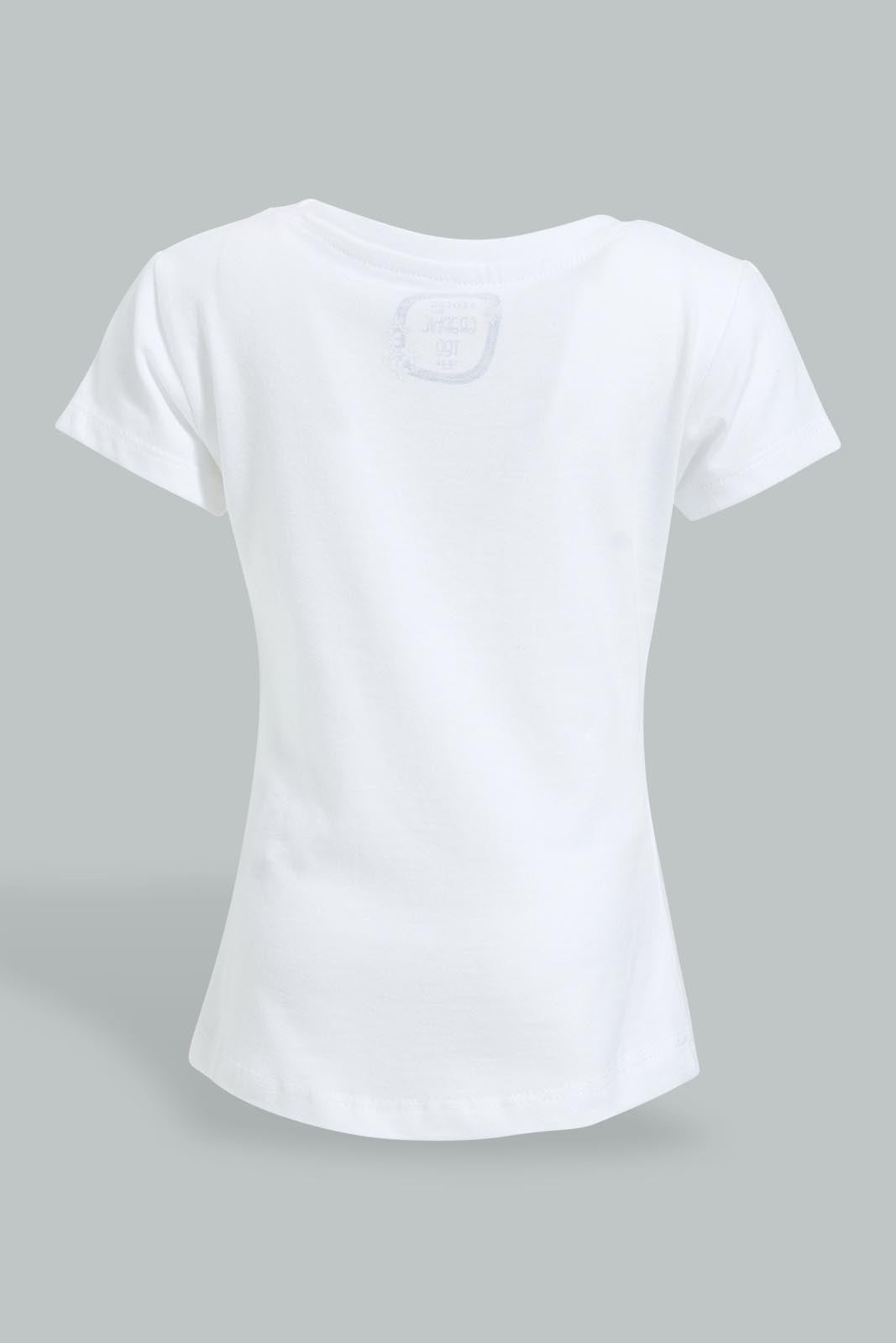 Redtag-White-Placement-Print-Graphic-Short-Sleeve-T-Shirt-Colour:White,-Filter:Infant-Girls-(3-to-24-Mths),-Infant-Girls-T-Shirts,-New-In,-New-In-ING,-Non-Sale,-S22B,-Section:Kidswear,-TBL-Infant-Girls-3 to 24 Months