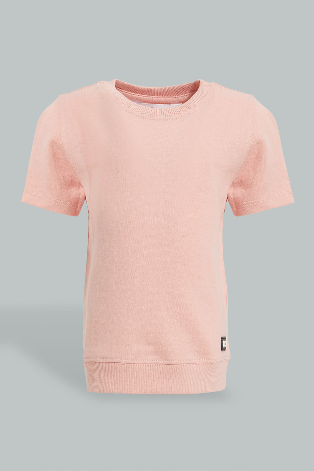 Redtag-Orange-Terry-Short-Sleeve-T-Shirt-Character,-Colour:Orange,-Filter:Infant-Boys-(3-to-24-Mths),-Infant-Boys-T-Shirts,-New-In,-New-In-INB,-Non-Sale,-S22B,-Section:Kidswear,-TBL-Infant-Boys-3 to 24 Months