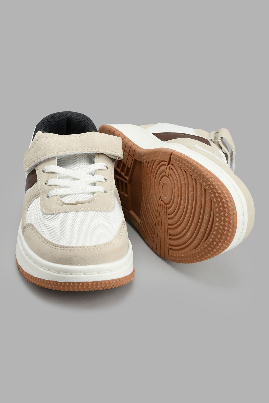 Redtag-Cream-Colour-Block-Skate-Shoe-Skate-Shoes-Boys-3 to 5 Years