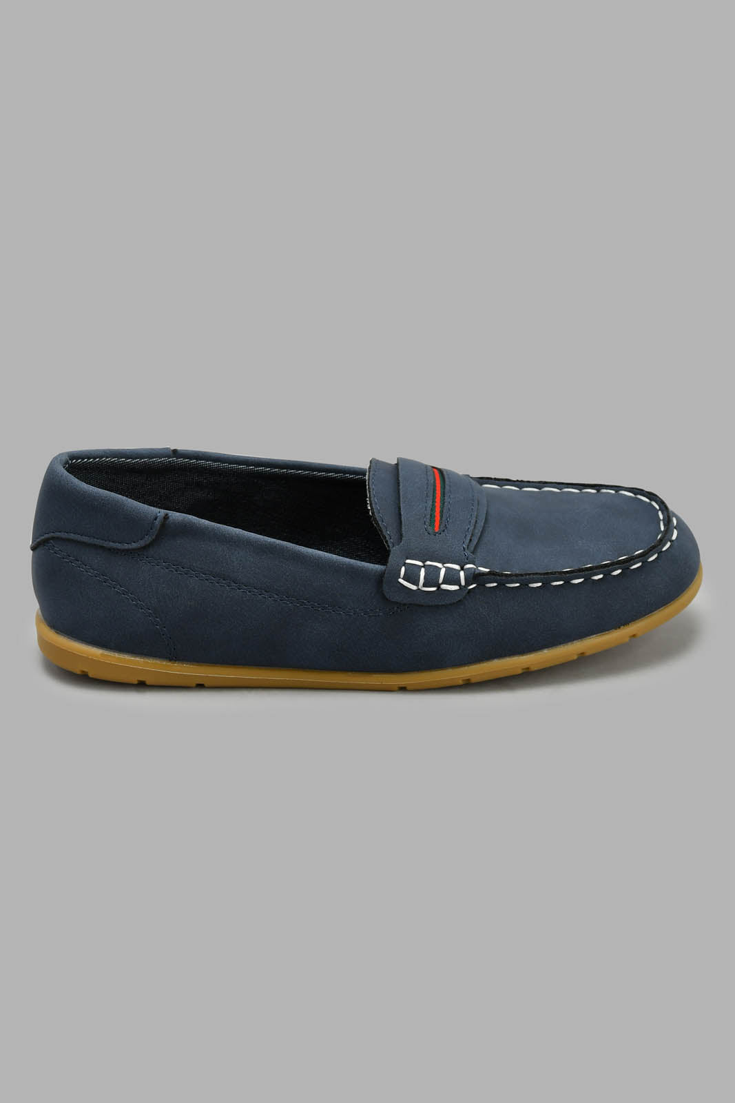 Redtag-Navy-Loafer-Loafers-Boys-3 to 5 Years
