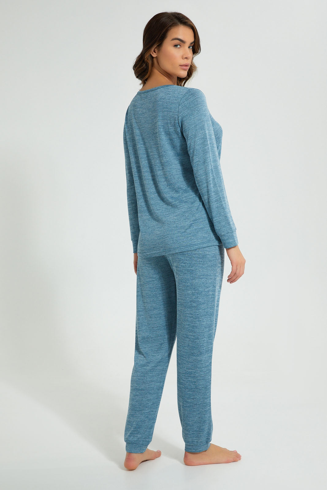 Redtag-Loose-Knit-Printed-Pyjama-Set-Pyjama-Sets-Women's-