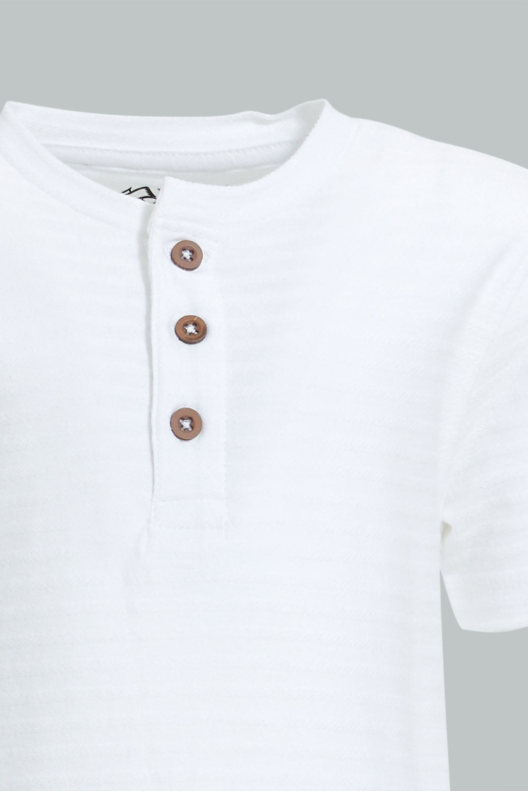 Redtag-White-Jacquard-Short-Sleeve-T-Shirt-Colour:White,-Filter:Infant-Boys-(3-to-24-Mths),-Infant-Boys-T-Shirts,-New-In,-New-In-INB,-Non-Sale,-S22B,-Section:Kidswear,-TBL-Infant-Boys-3 to 24 Months