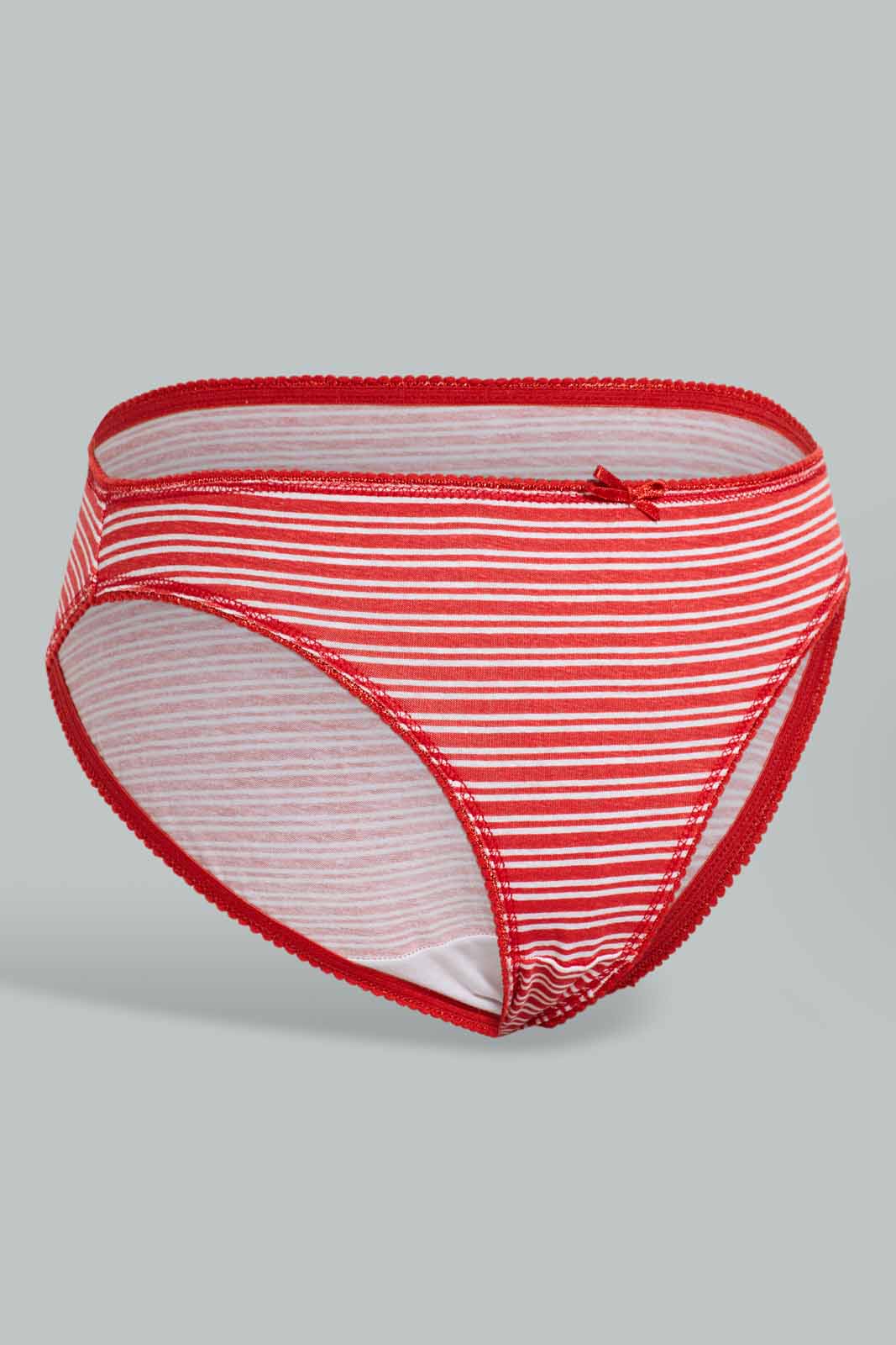 Redtag-Assorted-Print/Plain-Bikini-Briefs-(5-Pack)-Briefs-Bikini-Women's-