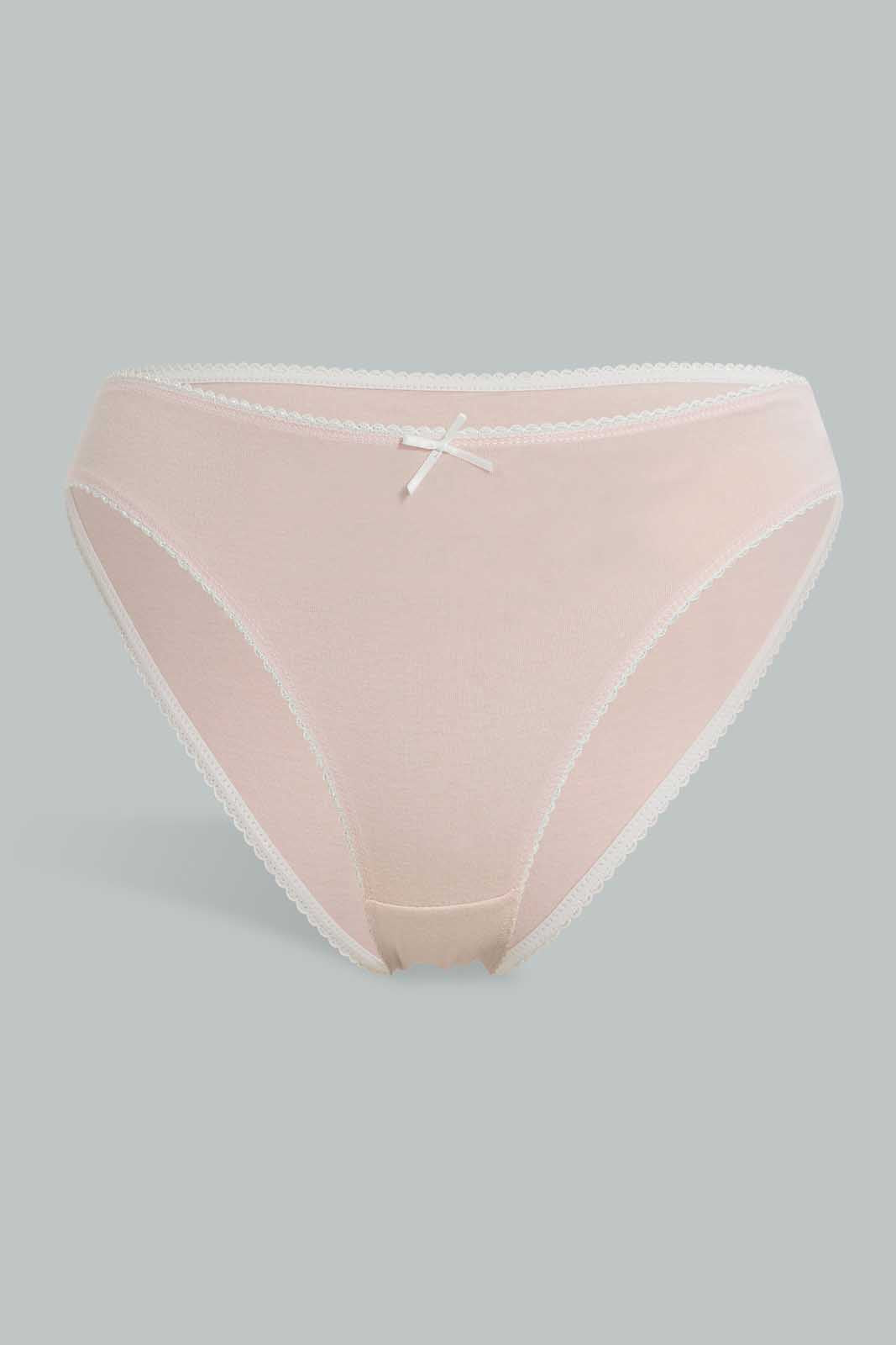 Redtag-Assorted-Print/Plain-Hi-Leg-Brief-(5-Pack)-Briefs-Hi-Leg-Women's-