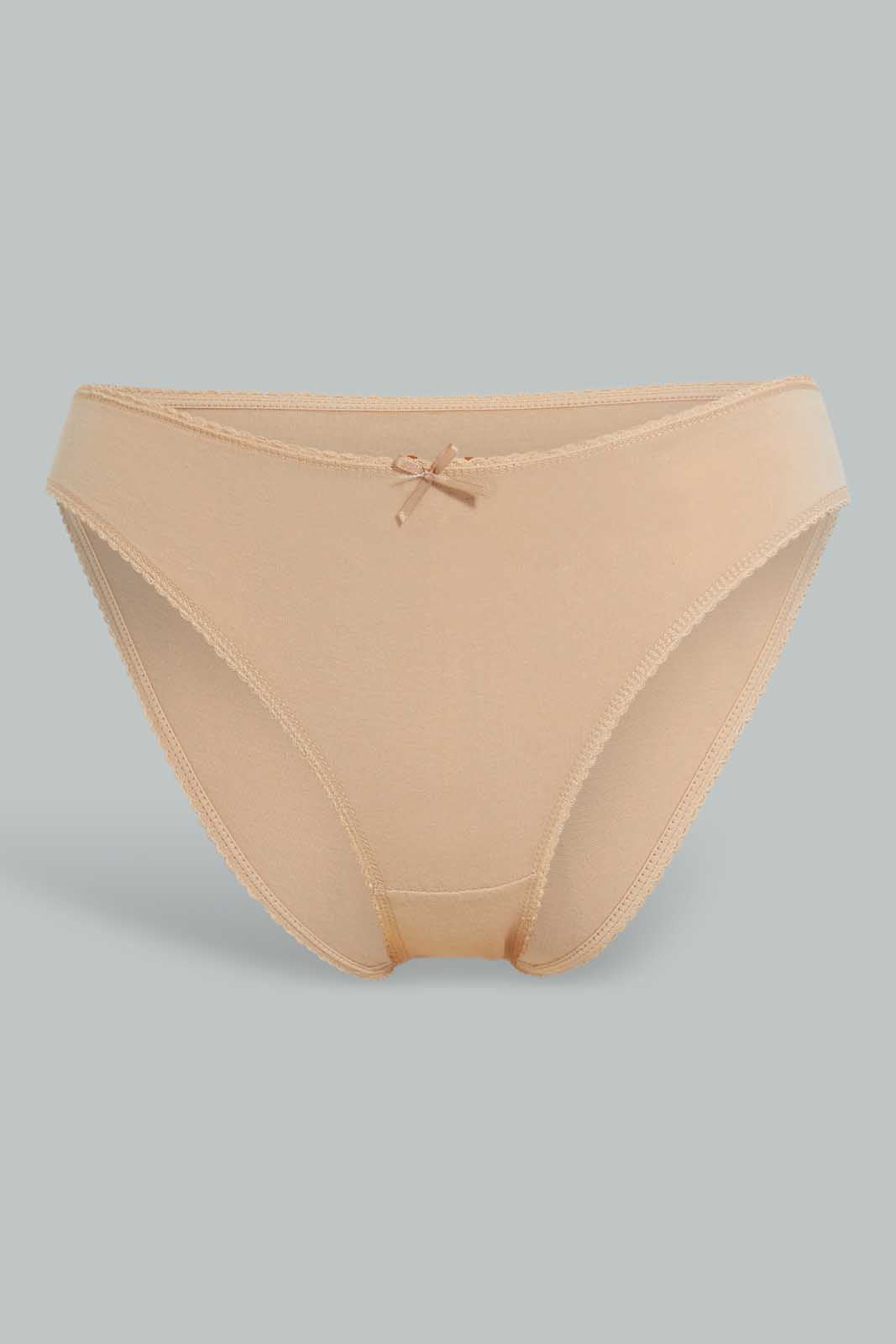 Redtag-Assorted-Print/Plain-Hi-Leg-Brief-(5-Pack)-Briefs-Hi-Leg-Women's-