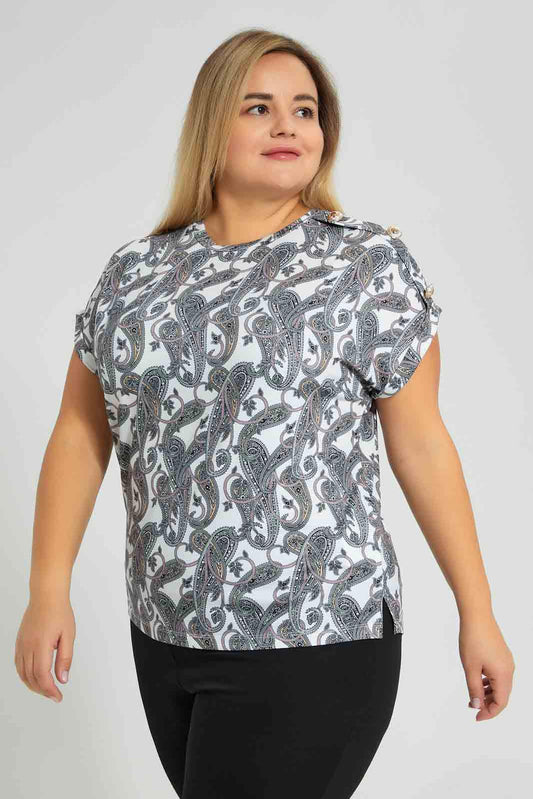 Redtag-Paisley-Print-Top-Colour:Assorted,-Filter:Plus-Size,-LDP-Blouses,-New-In,-New-In-LDP,-Non-Sale,-S22A,-Section:Women-Women's-