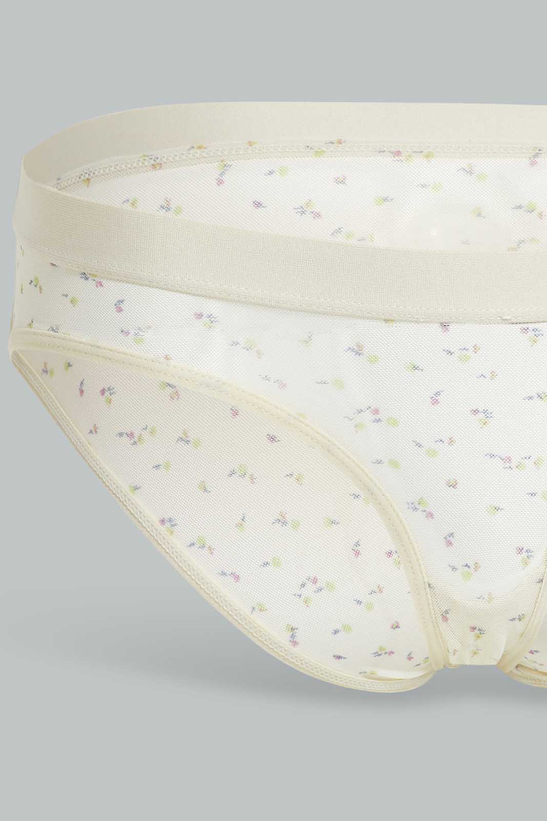 Redtag-Yellow/Peach-Floral-Printed-Boyleg-Brief-(2-Pack)-Category:Briefs,-Colour:Assorted,-Deals:New-In,-Filter:Women's-Clothing,-New-In-Women-APL,-Non-Sale,-Section:Women,-W22O,-Women-Briefs--