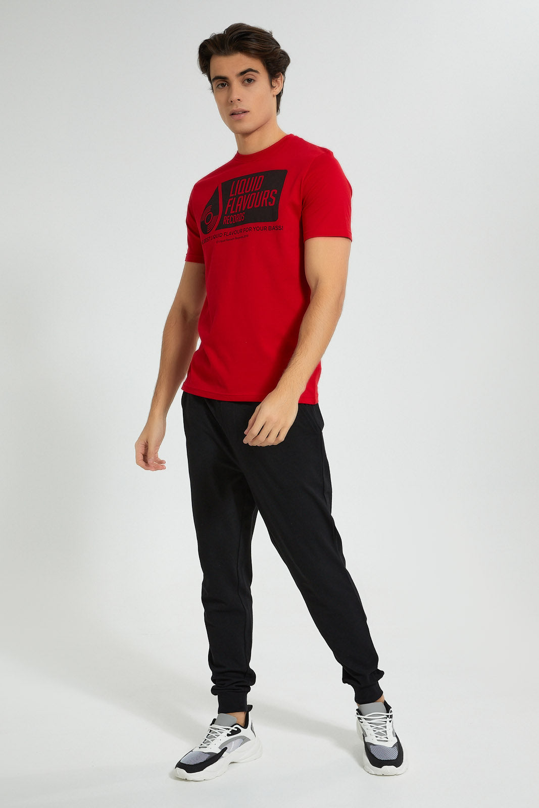 Redtag-Red-Liquid-Flavour-T-Shirt-Graphic-Prints-Men's-
