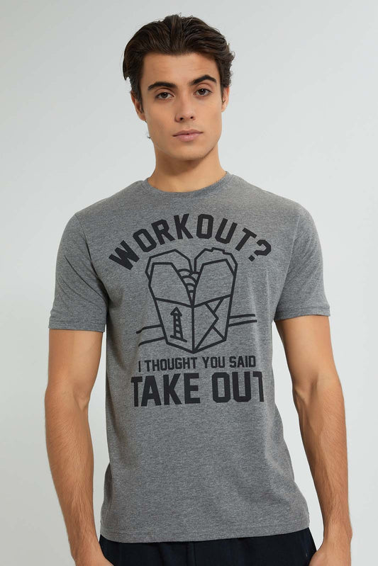 Redtag-Charcoal-Workout-T-Shirt-Graphic-Prints-Men's-