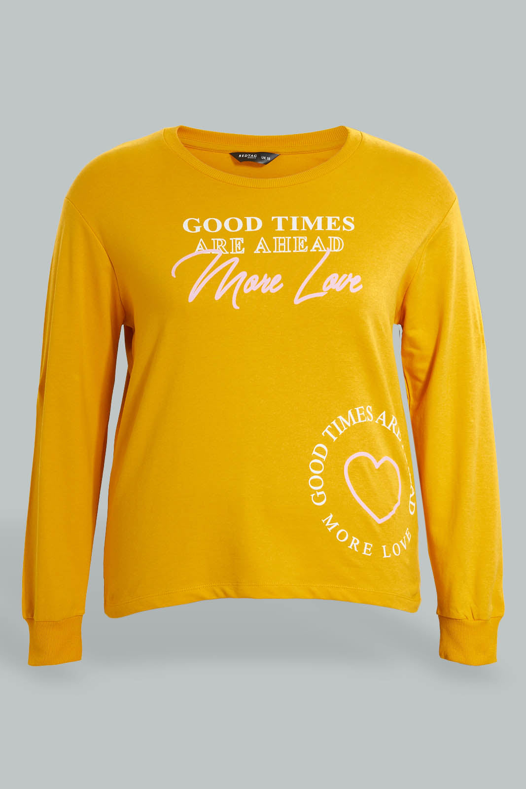 Redtag-Yellow-Graphic-SweaT-Shirt-Sweatshirts-Women's-