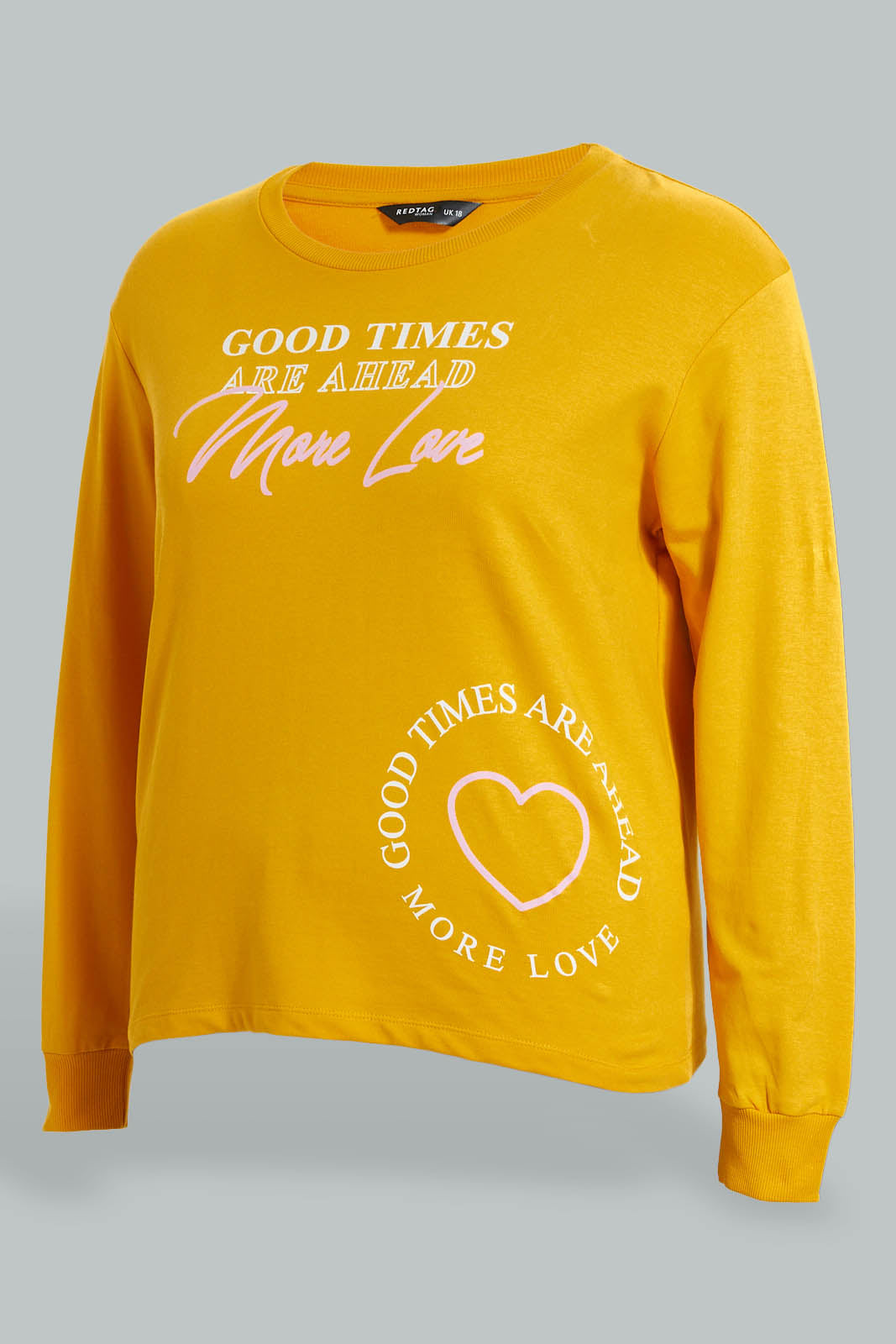 Redtag-Yellow-Graphic-SweaT-Shirt-Sweatshirts-Women's-