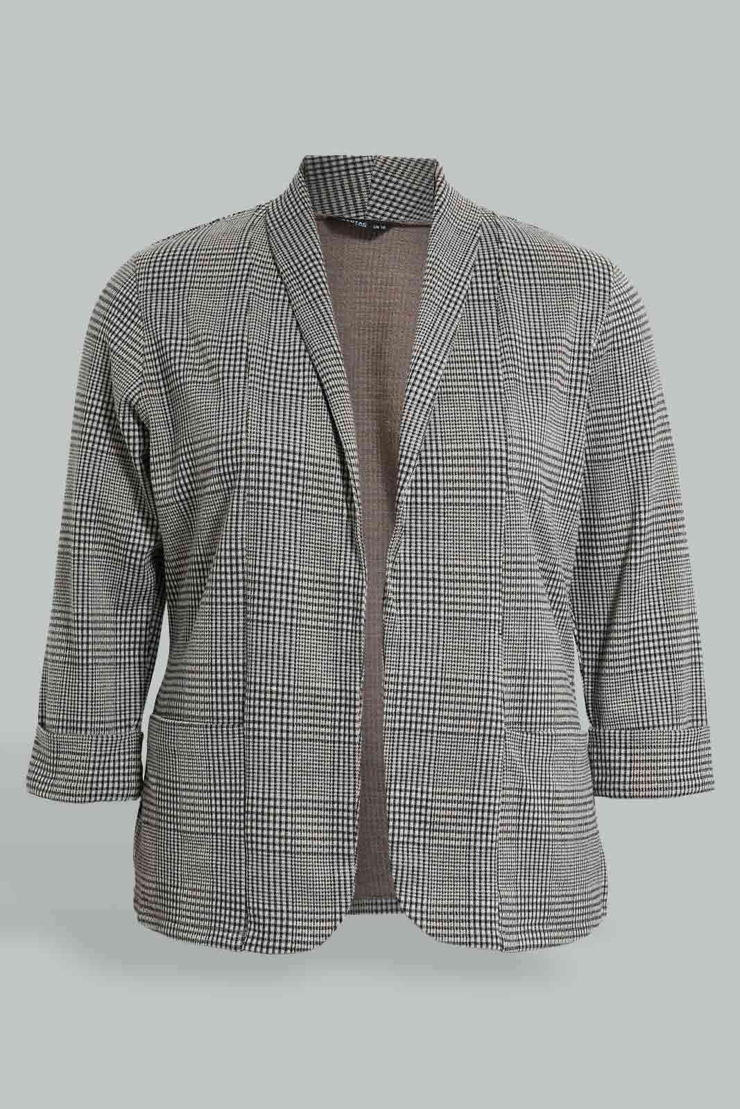 Redtag-Check-Jacket-Jackets-Women's-