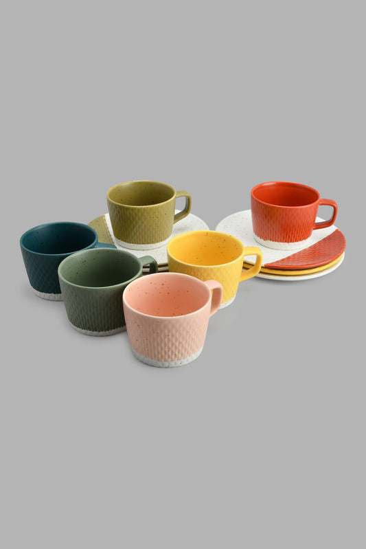 Redtag-Assorted-Embossed-Espresso-Set-(12-Piece)-Tea-Sets-Home-Dining-