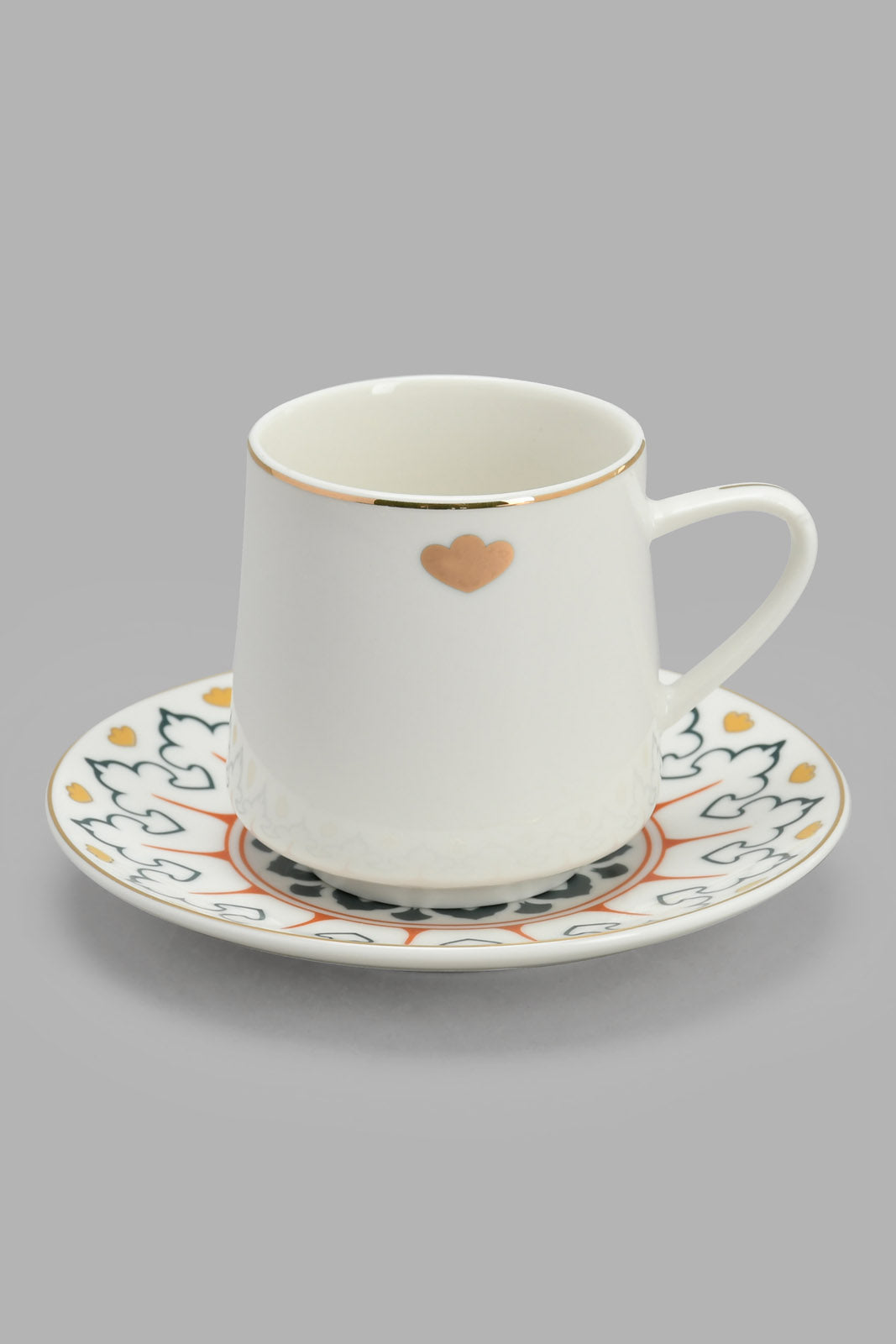 Redtag-Assorted-Geometric-Tea-Cup-&-Saucer-(8-Piece)-Tea-Sets-Home-Dining-