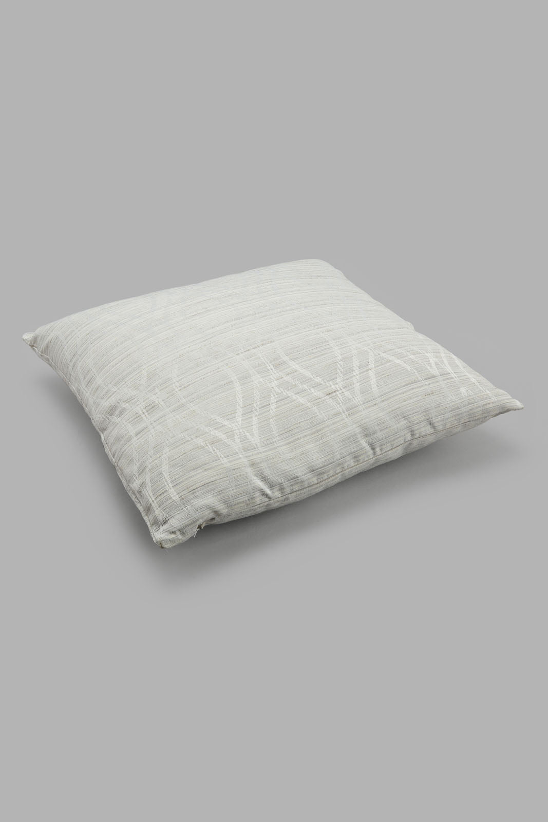 Redtag-Ivory-Geometric-Jacquard-Cushion-Category:Cushions,-Colour:Ivory,-Filter:Home-Bedroom,-HMW-BED-Cushions,-New-In,-New-In-HMW-BED,-Non-Sale,-S22C,-Section:Homewares-Home-Bedroom-