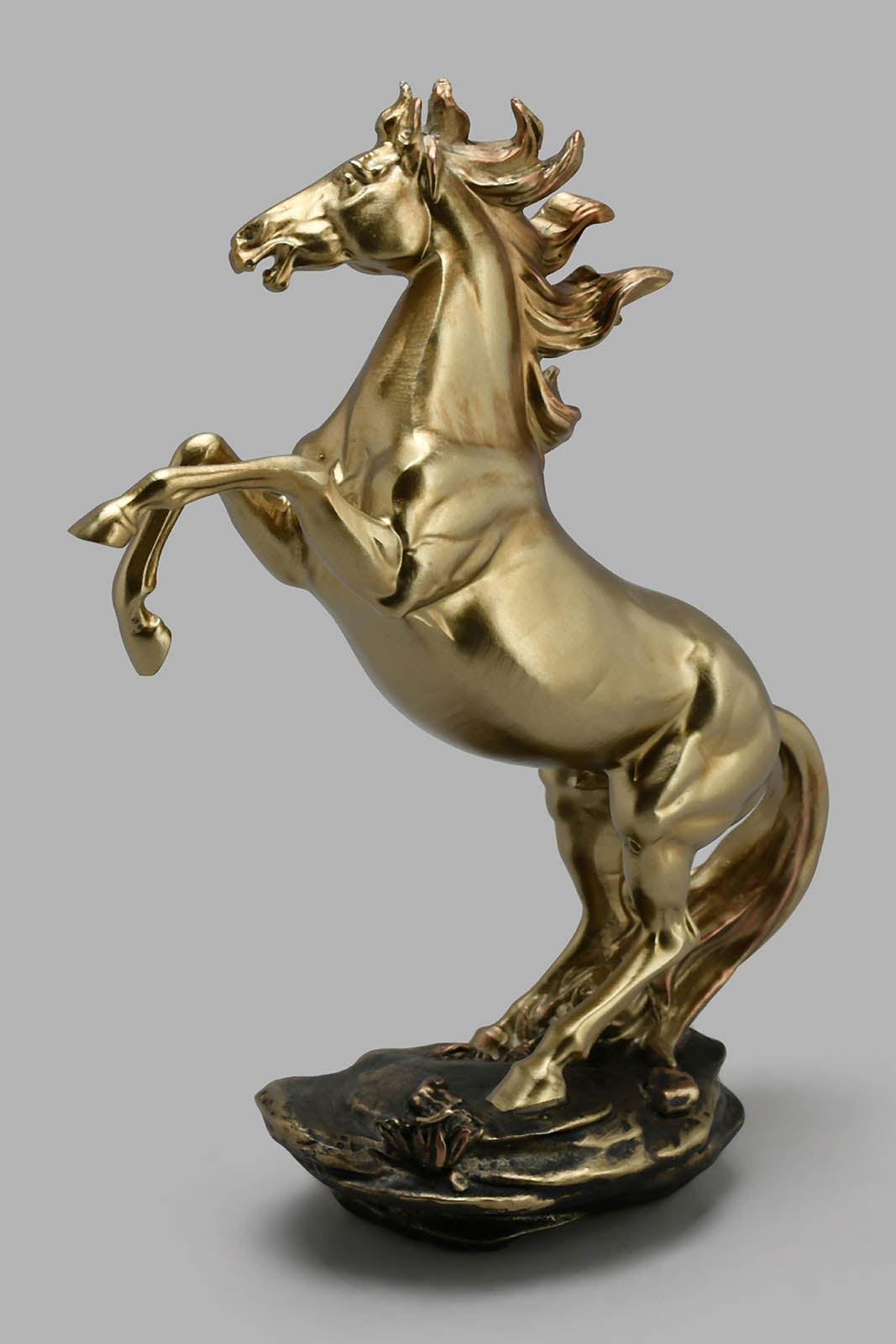 Redtag-Gold-Polyresin-Decorative-Horse-Artefact-Home-Decor-