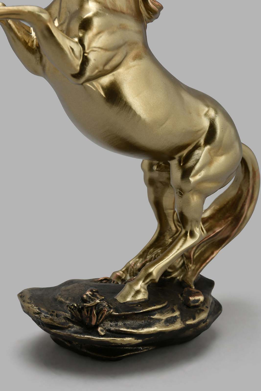 Redtag-Gold-Polyresin-Decorative-Horse-Artefact-Home-Decor-