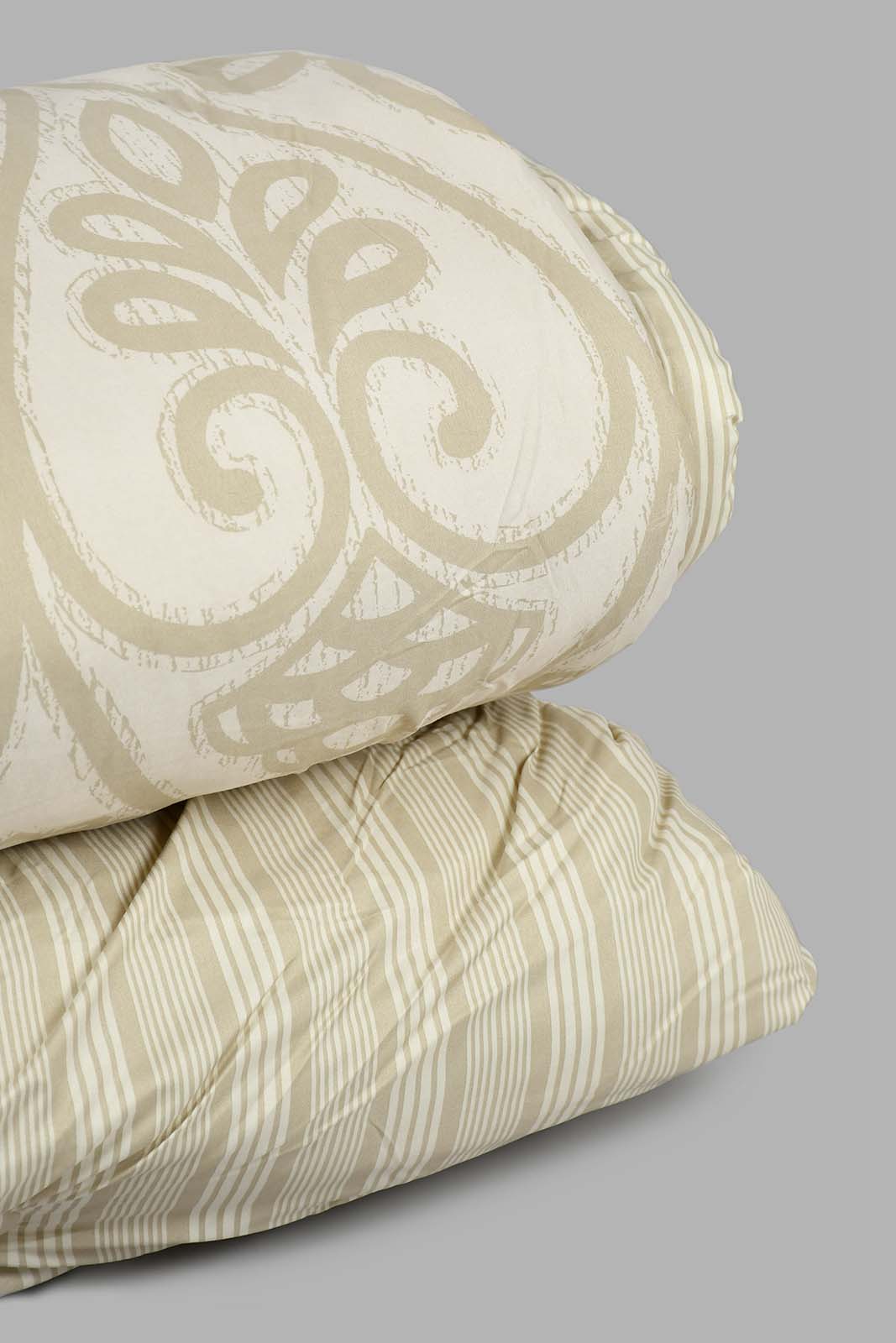 Redtag-Grey-Damask-Print-5-Piece-Comforter-Set-(King-Size)-Comforters-Home-Bedroom-