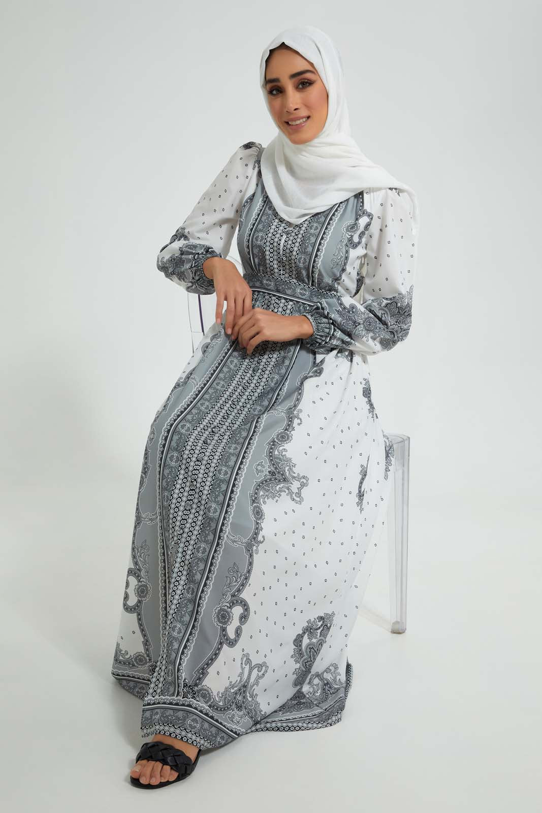 Redtag-Printed-Shirt-Dress-Dresses-Women's-