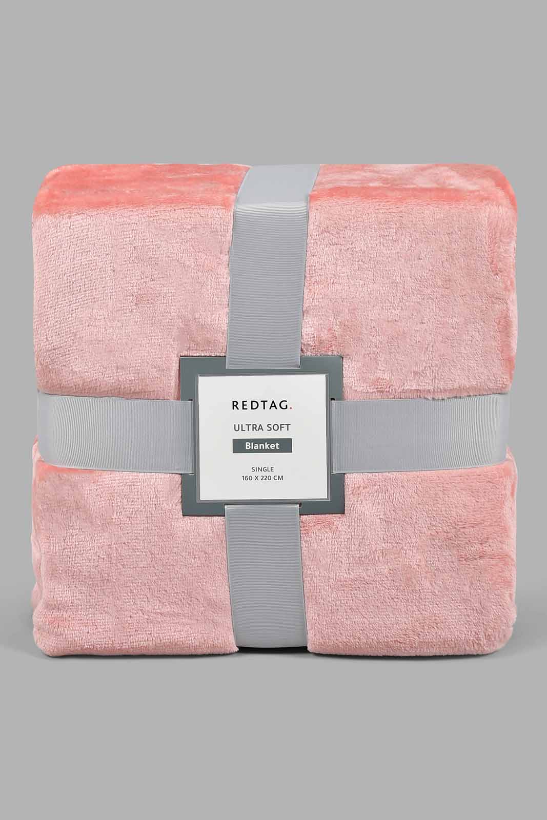 Redtag-Pink-Ultra-Soft-Blanket-
(Single-Size)-Blankets-Home-Bedroom-