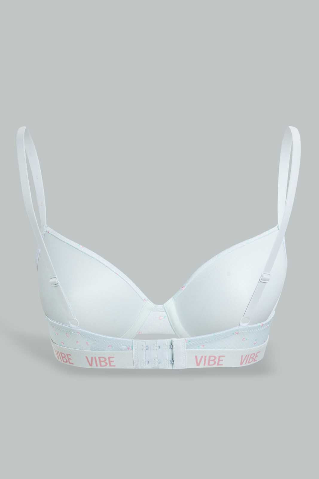 Redtag-Mint-And-Pink-Plain-Padded-Plunge-Bra-For-Women-(Pack-of-2)-Category:Bras,-Colour:Mint,-Colour:Pink,-Deals:4-For-90,-Deals:Sale,-Filter:Women's-Clothing,-Non-Returnable,-S22B,-Sale-LDL-APL,-Section:Women,-Women-Bras--