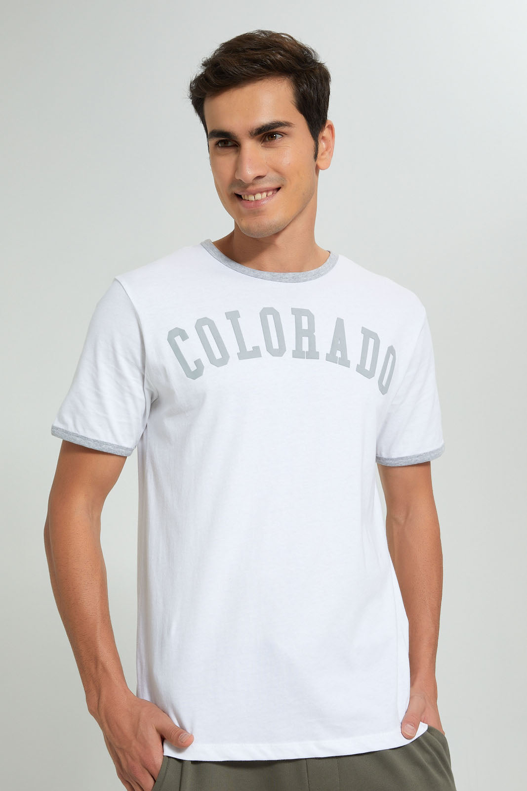 Redtag-White-Colorado-T-Shirt-Graphic-Prints-Men's-