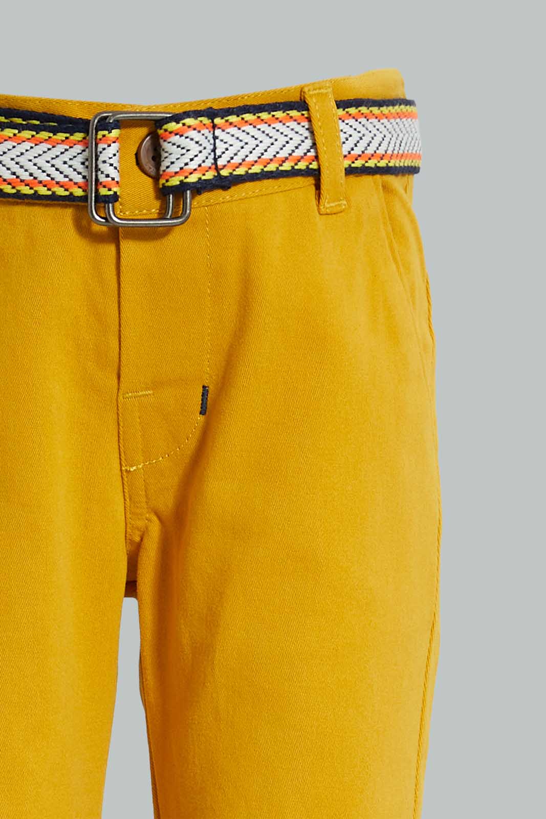 Redtag-Mustard-Belted-Casual-Trouser-Character,-Colour:Mustard,-Filter:Infant-Boys-(3-to-24-Mths),-Infant-Boys-Trousers,-New-In,-New-In-INB,-Non-Sale,-S22B,-Section:Kidswear,-TBL-Infant-Boys-3 to 24 Months