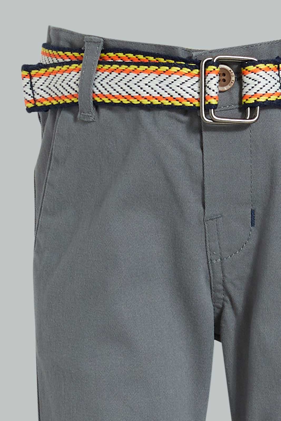 Redtag-Mid-Grey-Belted-Casual-Trouser-Character,-Colour:Grey,-Filter:Infant-Boys-(3-to-24-Mths),-Infant-Boys-Trousers,-New-In,-New-In-INB,-Non-Sale,-S22B,-Section:Kidswear,-TBL-Infant-Boys-3 to 24 Months