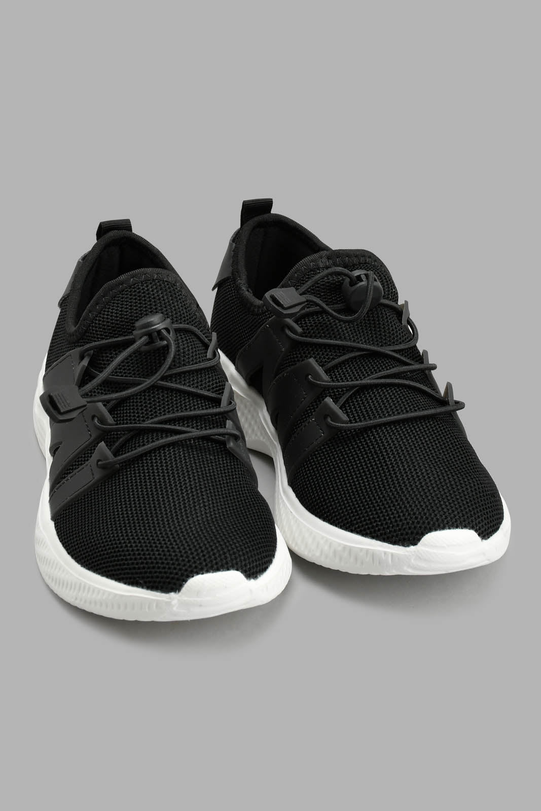 Redtag-Black-Toggle-Sneaker-Chunky-Women's-