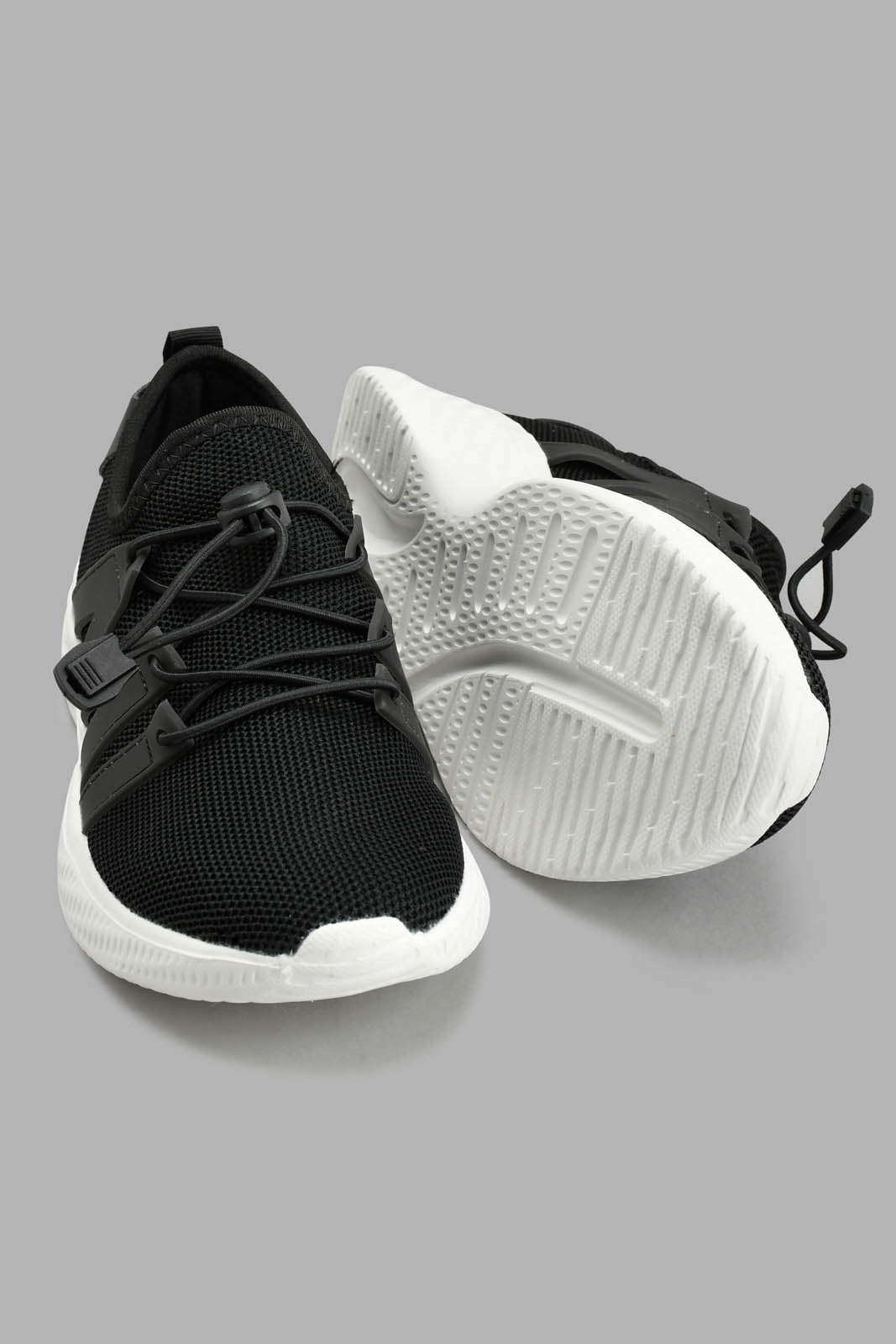 Redtag-Black-Toggle-Sneaker-Chunky-Women's-