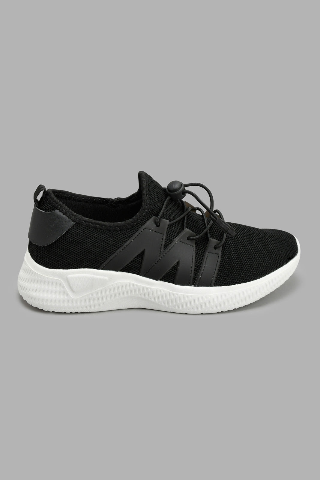 Redtag-Black-Toggle-Sneaker-Chunky-Women's-