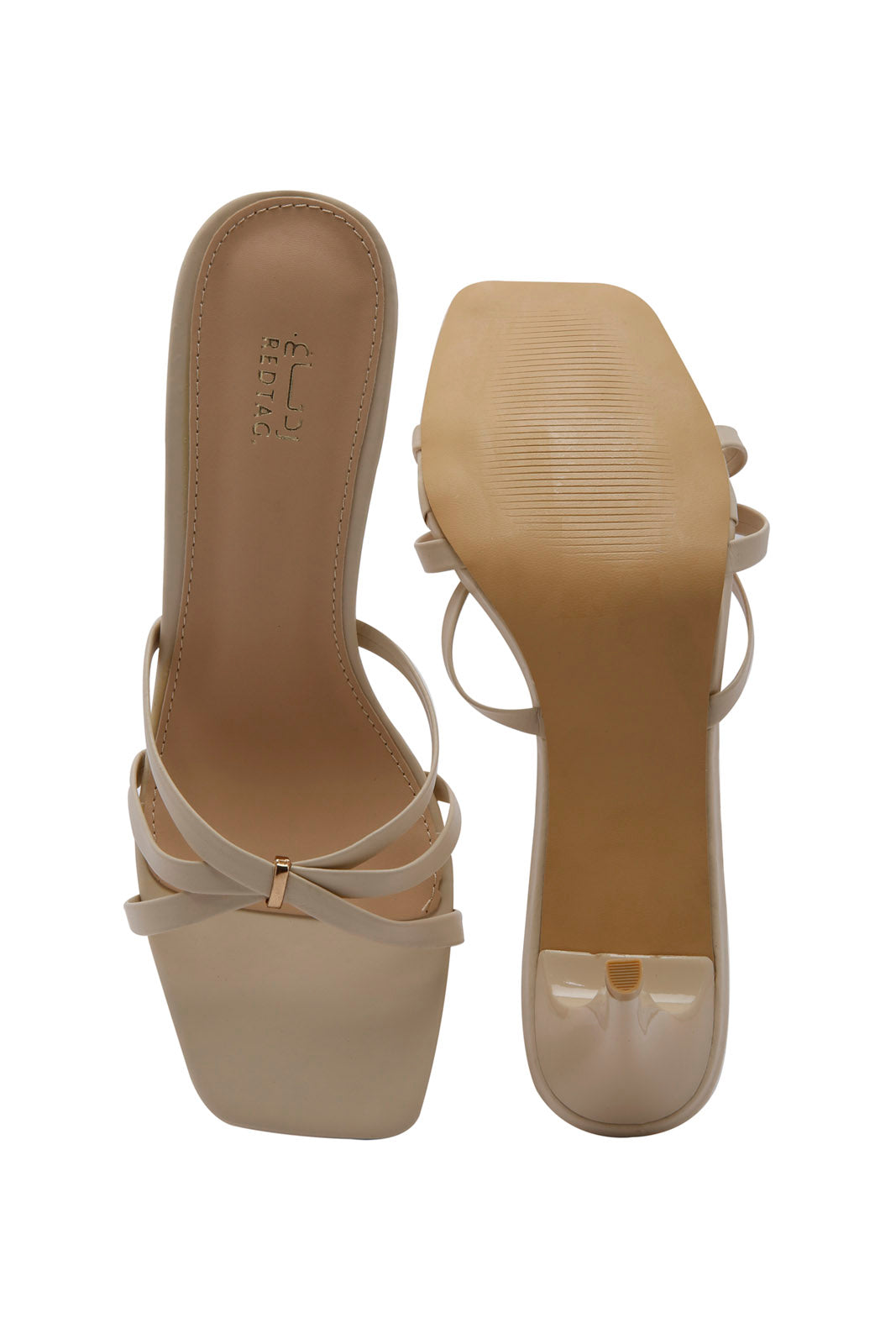 Redtag-Beige-Strappy-Mule-Category:Sandals,-Colour:Beige,-Deals:New-In,-Dept:Ladieswear,-Filter:Women's-Footwear,-LEC-Sandals,-New-In-Women-FOO,-Non-Sale,-Section:Women,-W22O-Women's-