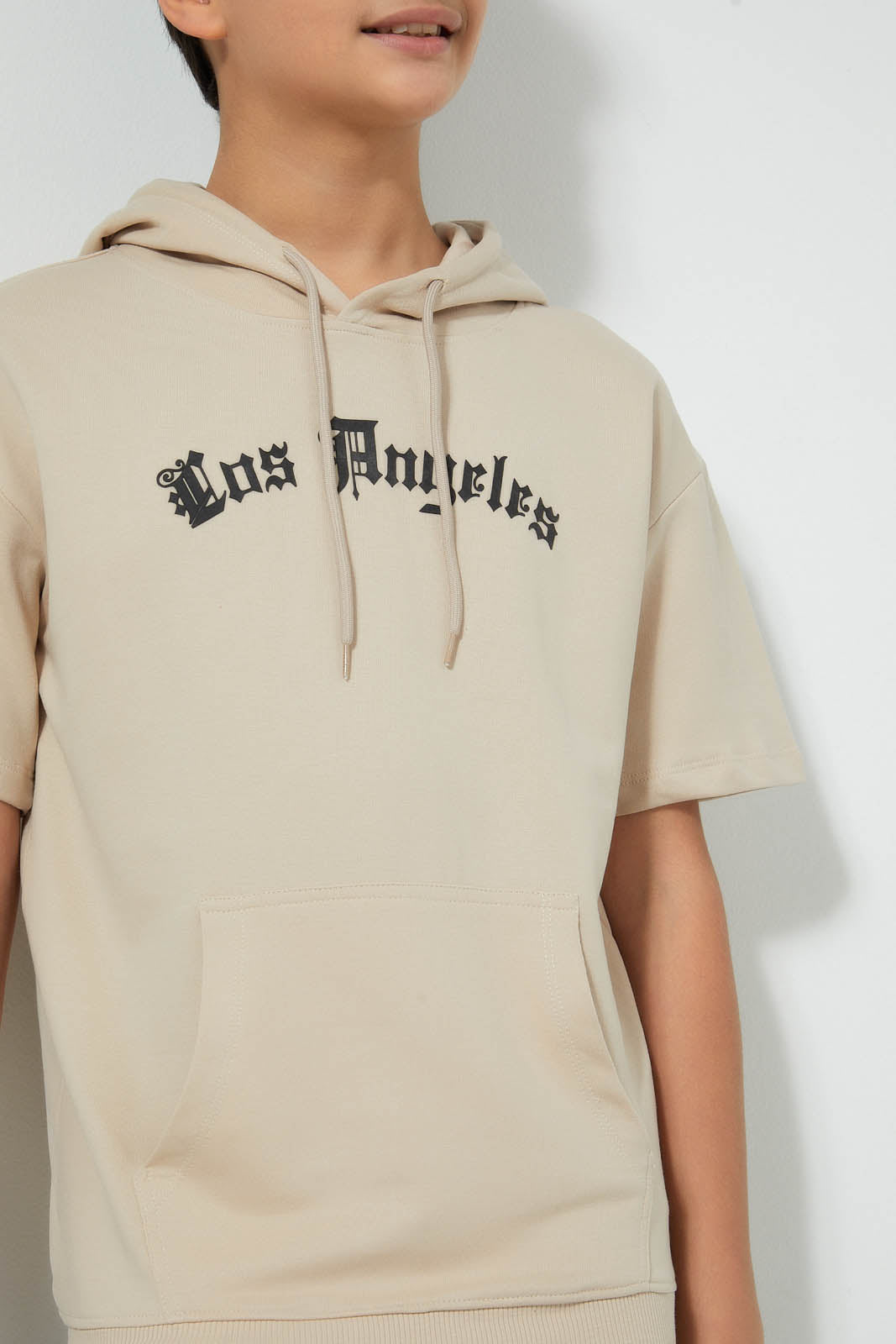 Redtag-Beige-Sweatshirt-Sweatshirts-Senior-Boys-9 to 14 Years