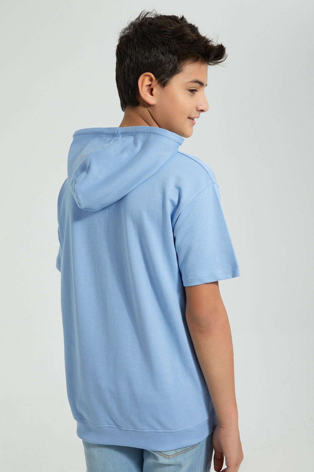 Redtag-Blue-Sweatshirt-Sweatshirts-Senior-Boys-9 to 14 Years