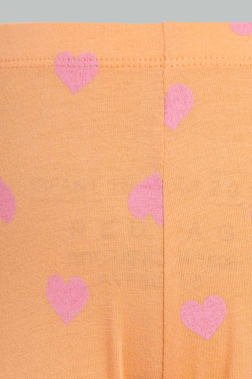 Redtag-Pink-Lola-Bunny-Printed-Legging-Leggings-Infant-Girls-3 to 24 Months