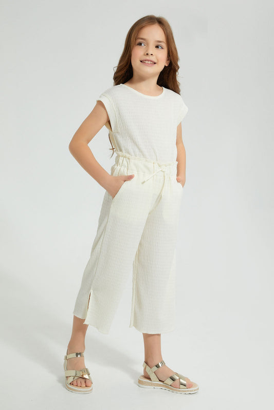 Redtag-Cream-Crinckled-Casual-Set-Colour:Cream,-Filter:Girls-(2-to-8-Yrs),-Girls-Sets,-New-In,-New-In-GIR,-Non-Sale,-S22A,-Section:Kidswear-Girls-2 to 8 Years
