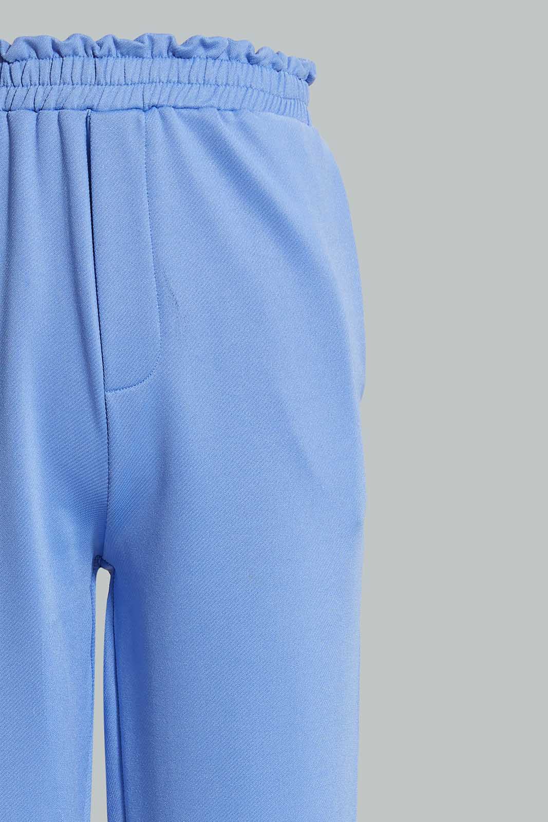 Redtag-Blue-Jogger-Cargo-Pants-Senior-Girls-9 to 14 Years