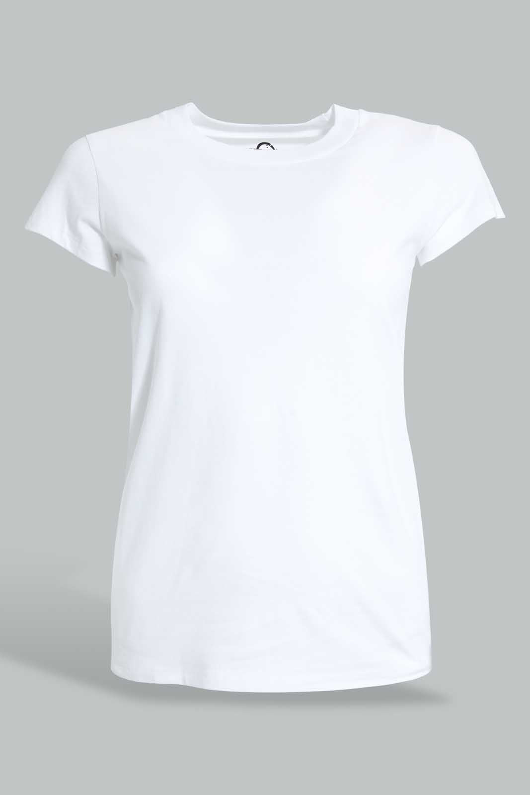 Redtag-White/Black-2Pcs-Pack-Top-Tops-Senior-Girls-9 to 14 Years